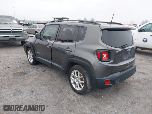 2020 Jeep Renegade Latitude with VIN ZACNJABBXLPK94526, listed as a IAAI auction lot 41500649 with 60,077 mi miles and . Bid and sale history available at DreamBid. Image 3.