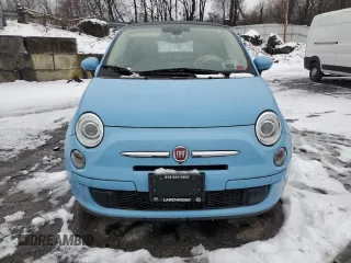 2017 FIAT 500 Pop z VIN 3C3CFFLR4HT505924, wystawiony jako Copart lot #81500754 z przebiegiem 49 618 mil mil oraz Nie do naprawy • Non repairable. Historia ofert i sprzedaży dostępna na DreamBid. Obrazek 5.