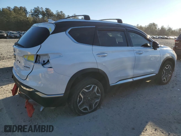 2023 Hyundai Santa Fe Hybrid Limited with VIN 5NMS5DA19PH016989, listed as a Copart auction lot 41601705 with 18,111 mi miles and Salvage Title. Bid and sale history available at carsss.com. Image 3.
