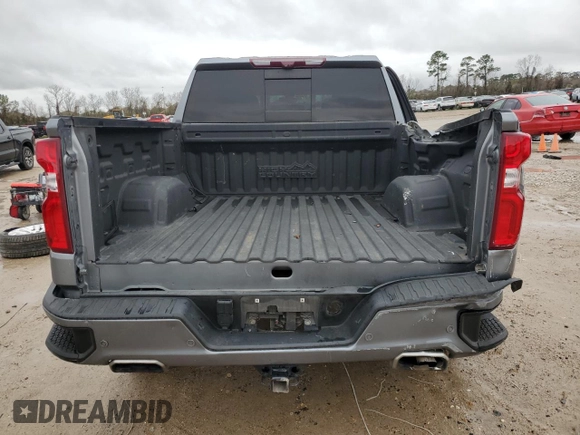 2020 Chevrolet Silverado 1500 High Country with VIN 3GCUYHEL8LG314409, listed as a Copart auction lot 44795935 with 96,297 mi miles and Salvage Title. Bid and sale history available at carsss.com. Image 6.