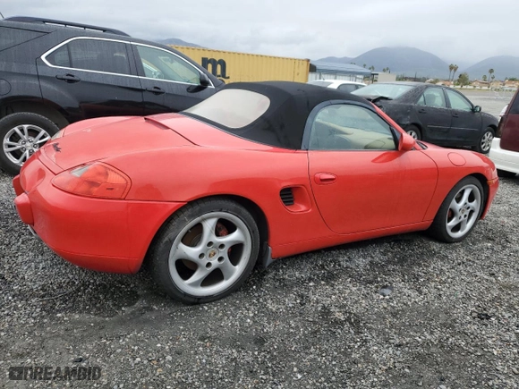 1999 Porsche Boxster with VIN WP0CA2981XU625007, listed as a Copart auction lot 53751295 with 93,384 mi miles and Clean Title. Bid and sale history available at carsss.com. Image 3.