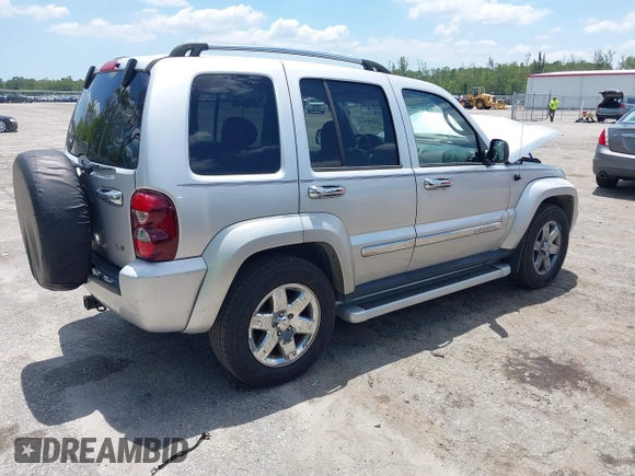 2005 Jeep Liberty Limited z VIN 1J4GK58K45W604144, wystawiony jako IAAI lot #42280563 z przebiegiem 139 078 mil mil oraz . Historia ofert i sprzedaży dostępna na DreamBid. Obrazek 4.