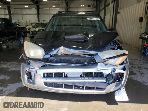2003 Toyota RAV4 with VIN JTEGH20V830087144, listed as a Copart auction lot 52333735 with 140,086 mi miles and Salvage Title. Bid and sale history available at carsss.com. Image 5.
