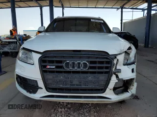 2016 Audi SQ5 Premium Plus with VIN WA1CCAFP7GA010585, listed as a Copart auction lot 63868824 with 295,481 mi miles and Salvage Title. Bid and sale history available at carsss.com. Image 5.