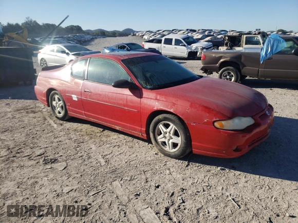 2004 Chevrolet Monte Carlo SS with VIN 2G1WX12K349204919, listed as a Copart auction lot 75676054 with 108,903 mi miles and Salvage Title. Bid and sale history available at carsss.com. Image 4.