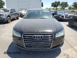 2016 Audi A8 3.0T with VIN WAU34AFD8GN004633, listed as a Copart auction lot 61692955 with 155,405 mi miles and Salvage title. Bid and sale history available at DreamBid. Image 5.