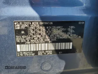 2009 Toyota RAV4 with VIN JTMBF33V79D012572, listed as a Copart auction lot 51875665 with 199,361 mi miles and Salvage Title. Bid and sale history available at carsss.com. Image 15.