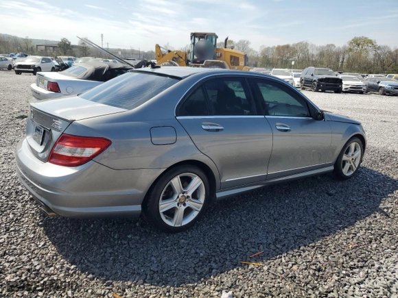 2011 Mercedes-Benz C-Class C 300 Sport with VIN WDDGF8BB2BR150769, listed as a Copart auction lot 50993685 with 128,316 mi miles and Salvage Title. Bid and sale history available at carsss.com. Image 3.
