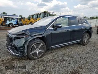 2023 Mercedes-Benz EQS with VIN 4JGDM4EB7PA021547, listed as a Copart auction lot 61556534 with 14,102 mi miles and Salvage Title. Bid and sale history available at carsss.com. Image 1.