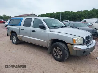 2005 Dodge Dakota SLT with VIN 1D7HW48N65S199887, listed as a IAAI auction lot 42508977 with 192,330 mi miles and . Bid and sale history available at DreamBid. Image 1.