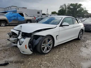 2017 BMW 4 Series z VIN WBA4T9C57H5A14688, wystawiony jako Copart lot #67455064 z przebiegiem 108 946 mil mil oraz Nie do naprawy • Non repairable. Historia ofert i sprzedaży dostępna na DreamBid. Obrazek 1.