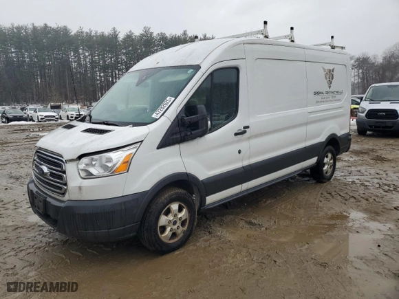 2017 Ford Transit Van with VIN 1FTYR2CG7HKA82886, listed as a Copart auction lot 47282625 with 0 mi miles and Clean Title. Bid and sale history available at carsss.com. Image 1.