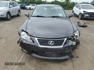 2009 Lexus IS 250 with VIN JTHCK262195028304, listed as a Copart auction lot 61438245 with 152,572 mi miles and Salvage title. Bid and sale history available at DreamBid. Image 5.