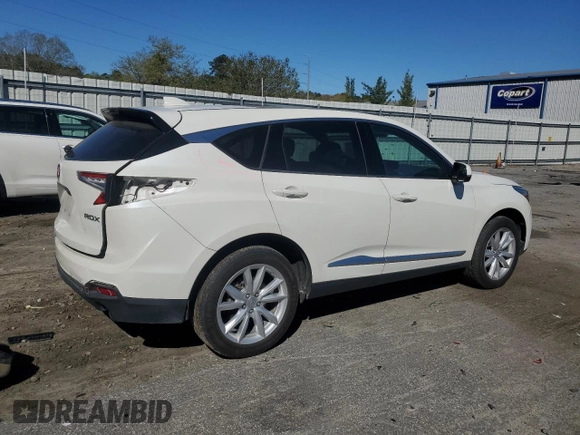 2019 Acura RDX with VIN 5J8TC1H38KL016958, listed as a Copart auction lot 49839275 with 86,734 mi miles and Salvage Title. Bid and sale history available at carsss.com. Image 3.
