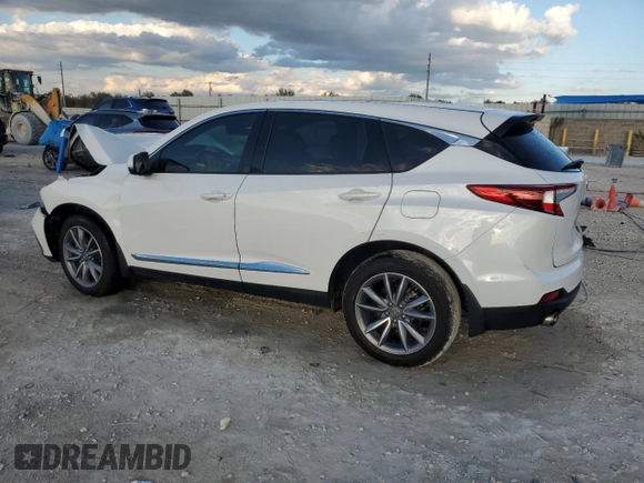 2020 Acura RDX Technology with VIN 5J8TC1H51LL001625, listed as a Copart auction lot 46814485 with 73,975 mi miles and Non Repairable. Bid and sale history available at DreamBid. Image 2.