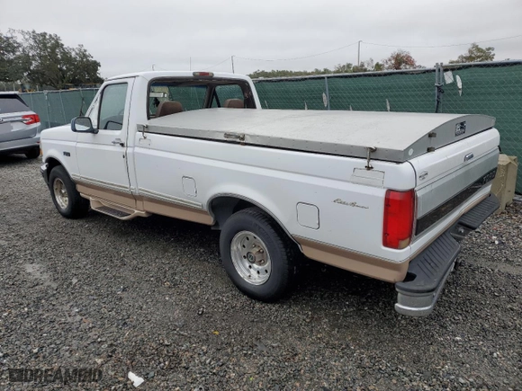1996 Ford F-150 Special with VIN 1FTEF15N2TLA92455, listed as a Copart auction lot 42036985 with 322204 miles and Salvage Title. Bid and sale history available at carsss.com. Image 2.