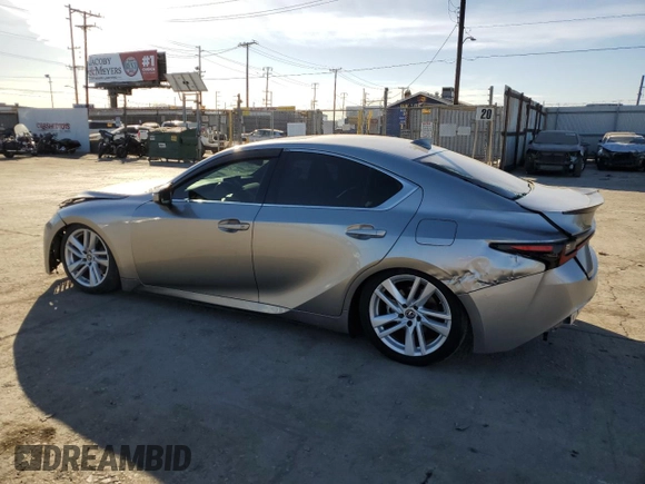 2021 Lexus IS 300 с VIN JTHCA1D29M5113500, выставлен на аукционе Copart как лот 42600155 с пробегом 48 793 миль миль и Списание • Salvage title. История ставок и продаж доступна на DreamBid. Изображение 2.