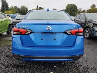 2021 Nissan Versa SV with VIN 3N1CN8EVXML862039, listed as a Copart auction lot 76208234 with 56,008 mi miles and Salvage Title. Bid and sale history available at carsss.com. Image 6.