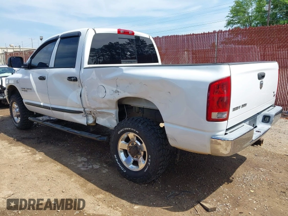 2006 Dodge Ram 2500 SLT with VIN 3D7KS28C36G230672, listed as a IAAI auction lot 41975152 with 190,500 mi miles. Bid and sale history available at carsss.com. Image 3.
