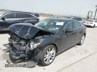 2015 Mazda 6 i Touring with VIN JM1GJ1V67F1174536, listed as a IAAI auction lot 41823441 with 100,264 mi miles. Bid and sale history available at carsss.com. Image 2.