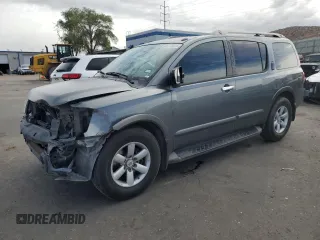 2013 Nissan Armada SV z VIN 5N1BA0ND4DN603328, wystawiony jako Copart lot #55779475 z przebiegiem 164 574 mil mil oraz Szkoda całkowita • Salvage title. Historia ofert i sprzedaży dostępna na DreamBid. Obrazek 1.