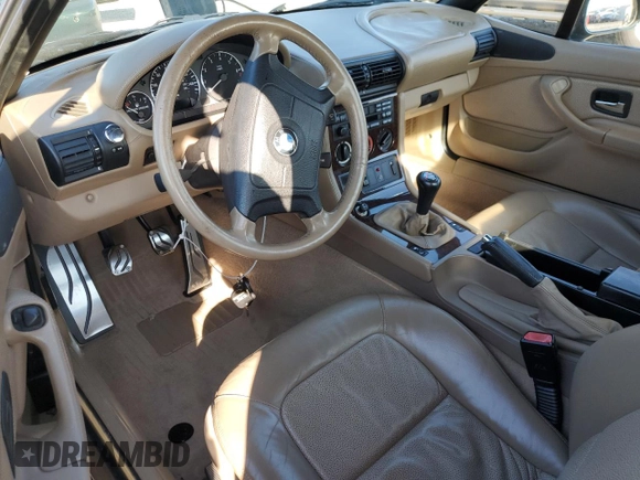 1997 BMW 3 Series 2.8L with VIN 4USCJ3321VLC07413, listed as a Copart auction lot 87749505 with 98,922 mi miles and Salvage Title. Bid and sale history available at carsss.com. Image 8.