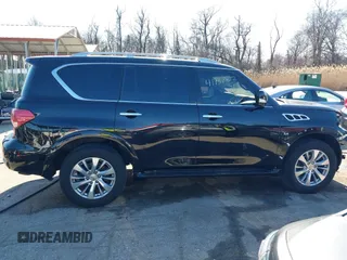 2017 Infiniti QX80 with VIN JN8AZ2NEXH9153684, listed as a IAAI auction lot 41737303 with 87,515 mi miles and . Bid and sale history available at DreamBid. Image 14.