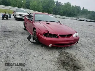 1996 Ford Mustang Cobra with VIN 1FALP46V7TF187912, listed as a Copart auction lot 54401505 with 116,465 mi miles and Salvage title. Bid and sale history available at DreamBid. Image 13.