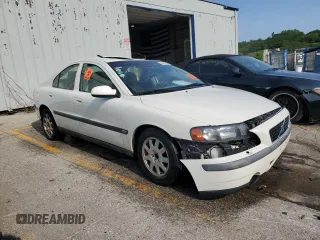 2002 Volvo S60 with VIN YV1RS61R522139334, listed as a Copart auction lot 66400194 with 0 mi miles and Salvage Title. Bid and sale history available at carsss.com. Image 4.