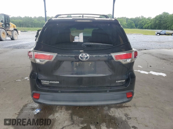 2015 Toyota Highlander Limited with VIN 5TDYKRFHXFS069668, listed as a Copart auction lot 57432665 with 272,966 mi miles and Salvage title. Bid and sale history available at DreamBid. Image 6.