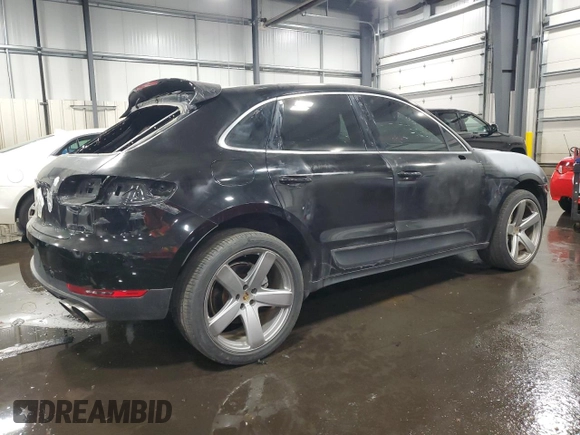 2016 Porsche Macan S with VIN WP1AB2A56GLB45765, listed as a Copart auction lot 57125575 with 102,307 mi miles and Salvage title. Bid and sale history available at DreamBid. Image 3.