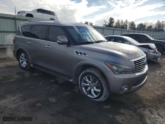 2011 Infiniti QX56 8-passenger with VIN JN8AZ2NC8B9300817, listed as a Copart auction lot 85984064 with NaN miles and Clean Title. Bid and sale history available at carsss.com. Image 4.