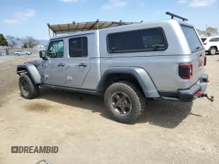 2021 Jeep Gladiator Rubicon with VIN 1C6JJTBG4ML534725, listed as a Copart auction lot 53990494 with 37,478 mi miles and Salvage title. Bid and sale history available at DreamBid. Image 2.