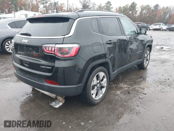 2020 Jeep Compass Limited with VIN 3C4NJCCB5LT231159, listed as a IAAI auction lot 40863456 with 73,880 mi miles and . Bid and sale history available at DreamBid. Image 4.