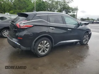 2018 Nissan Murano SL z VIN 5N1AZ2MH4JN201647, wystawiony jako Copart lot #56680115 z przebiegiem 80 043 mil mil oraz Szkoda całkowita • Salvage title. Historia ofert i sprzedaży dostępna na DreamBid. Obrazek 3.