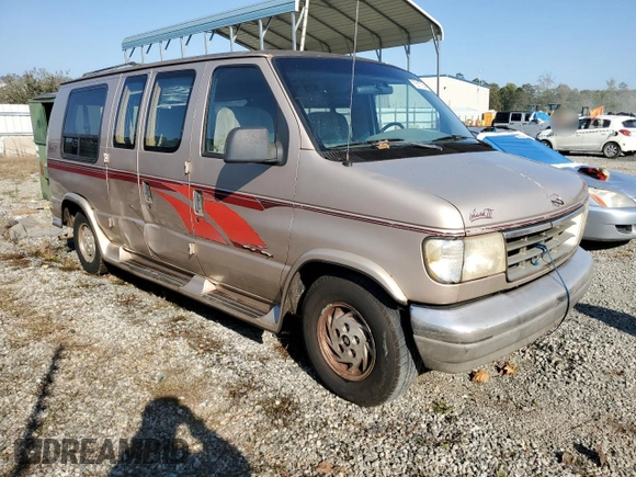 1993 Ford Econoline Cargo with VIN 1FDEE14N3PHA63541, listed as a Copart auction lot 75515764 with Not Provided miles and Salvage Title. Bid and sale history available at carsss.com. Image 4.