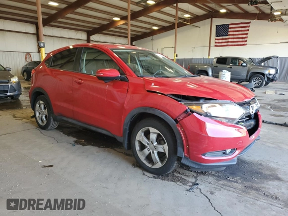 2016 Honda HR-V EX with VIN 3CZRU6H54GM724743, listed as a Copart auction lot 56488925 with 90,969 mi miles and Salvage Title. Bid and sale history available at DreamBid. Image 4.