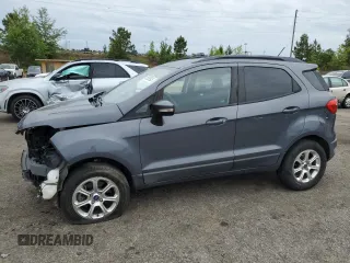 2018 Ford EcoSport SE z VIN MAJ6P1UL4JC229660, wystawiony jako Copart lot #55596905 z przebiegiem 58 039 mil mil oraz Szkoda całkowita • Salvage title. Historia ofert i sprzedaży dostępna na DreamBid. Obrazek 1.