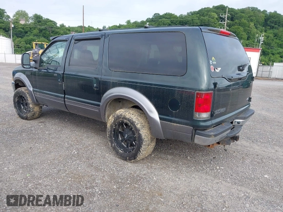 2002 Ford Excursion XLT z VIN 1FMSU41F12EB48358, wystawiony jako IAAI lot #42393292 z przebiegiem 200 377 mil mil oraz . Historia ofert i sprzedaży dostępna na DreamBid. Obrazek 3.