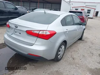 2016 Kia Forte LX with VIN KNAFK4A60G5446108, listed as a IAAI auction lot 41604040 with 57,754 mi miles. Bid and sale history available at carsss.com. Image 4.