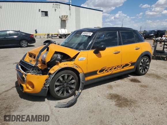2015 MINI Hardtop 4 Door S with VIN WMWXU3C59F2B58555, listed as a Copart auction lot 64045275 with 127,596 mi miles and Salvage title. Bid and sale history available at DreamBid. Image 1.