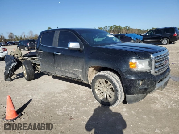 2018 GMC Canyon 2WD SLT with VIN 1GTG5DEN9J1104154, listed as a Copart auction lot 41814135 with 151,018 mi miles and Salvage Title. Bid and sale history available at DreamBid. Image 4.
