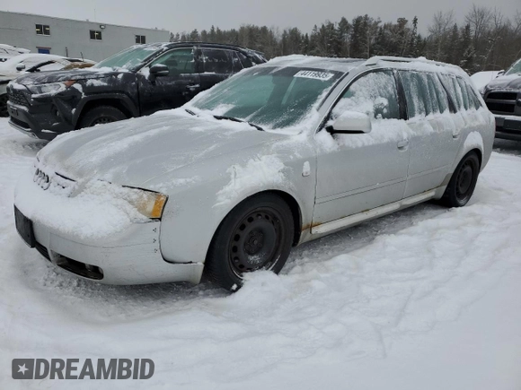 2000 Audi A6 with VIN WAULH54B9YN034724, listed as a Copart auction lot 44119935 with 349,393 mi miles and Clean Title. Bid and sale history available at carsss.com. Image 1.