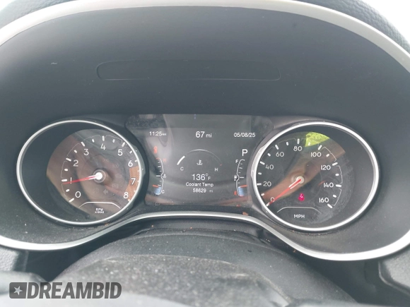 2018 Jeep Compass Limited with VIN 3C4NJDCB1JT481078, listed as a IAAI auction lot 42215310 with 58,629 mi miles and . Bid and sale history available at DreamBid. Image 7.