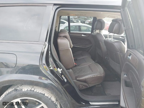 2017 Mercedes-Benz GLS with VIN 4JGDF7DE8HA788641, listed as a IAAI auction lot 41664587 with 156,707 mi miles. Bid and sale history available at carsss.com. Image 8.