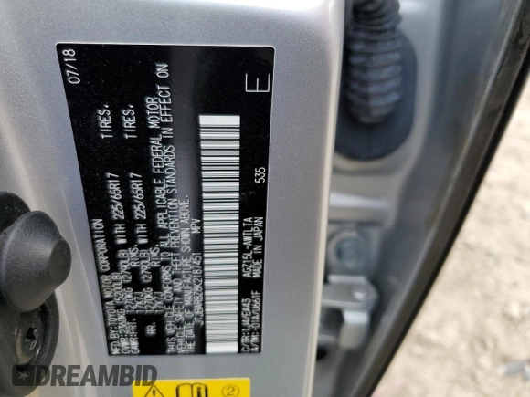 2019 Lexus NX 300 with VIN JTJBARBZ8K2187451, listed as a Copart auction lot 54992165 with 101,846 mi miles and Salvage Title. Bid and sale history available at DreamBid. Image 13.