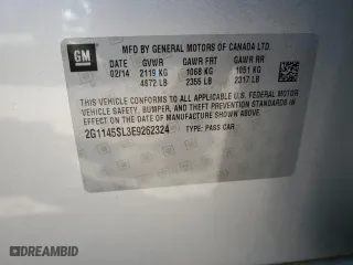 2014 Chevrolet Impala LTZ with VIN 2G1145SL3E9262324, listed as a Copart auction lot 54440634 with 131,083 mi miles and Salvage Title. Bid and sale history available at carsss.com. Image 12.