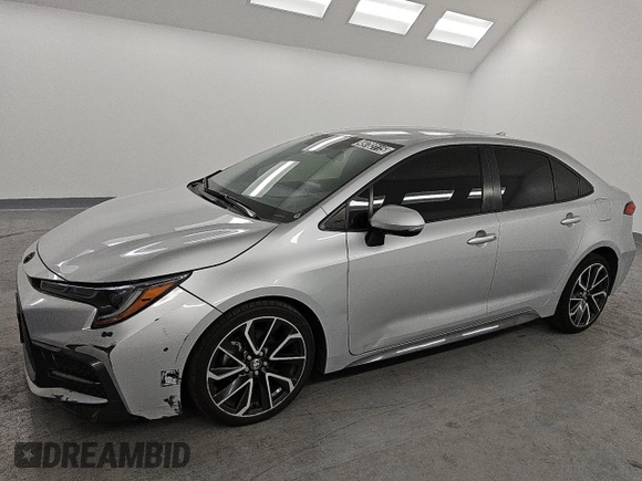 2022 Toyota Corolla SE with VIN JTDS4MCE7N3512078, listed as a Copart auction lot 49783115 with 55,341 mi miles and Clean Title. Bid and sale history available at carsss.com. Image 1.