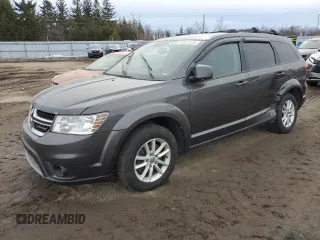 2015 Dodge Journey SXT with VIN 3C4PDCCG2FT626254, listed as a Copart auction lot 46527615 with 179,018 mi miles and Salvage title. Bid and sale history available at DreamBid. Image 1.