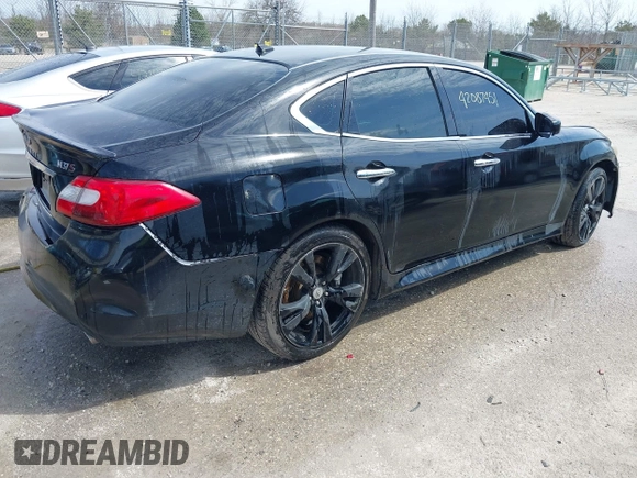 2012 Infiniti M with VIN JN1BY1AP5CM335533, listed as a IAAI auction lot 42087451 with 227,016 mi miles and . Bid and sale history available at DreamBid. Image 4.